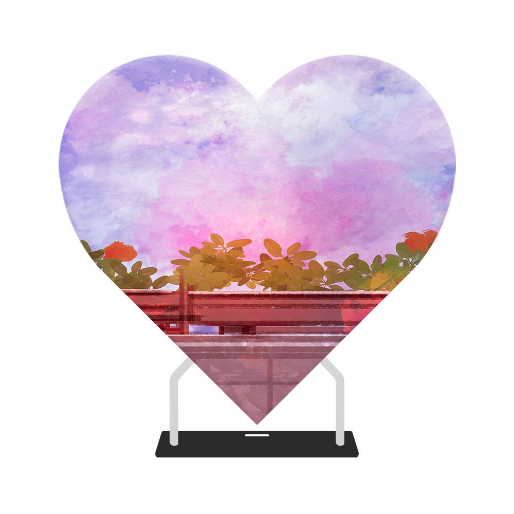 Heart backdrop - Image 2