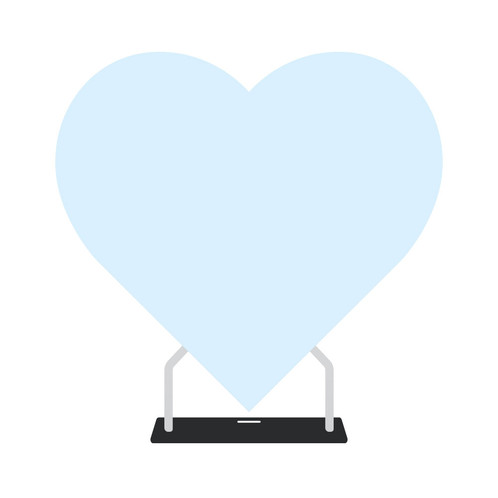 Heart backdrop - Image 4