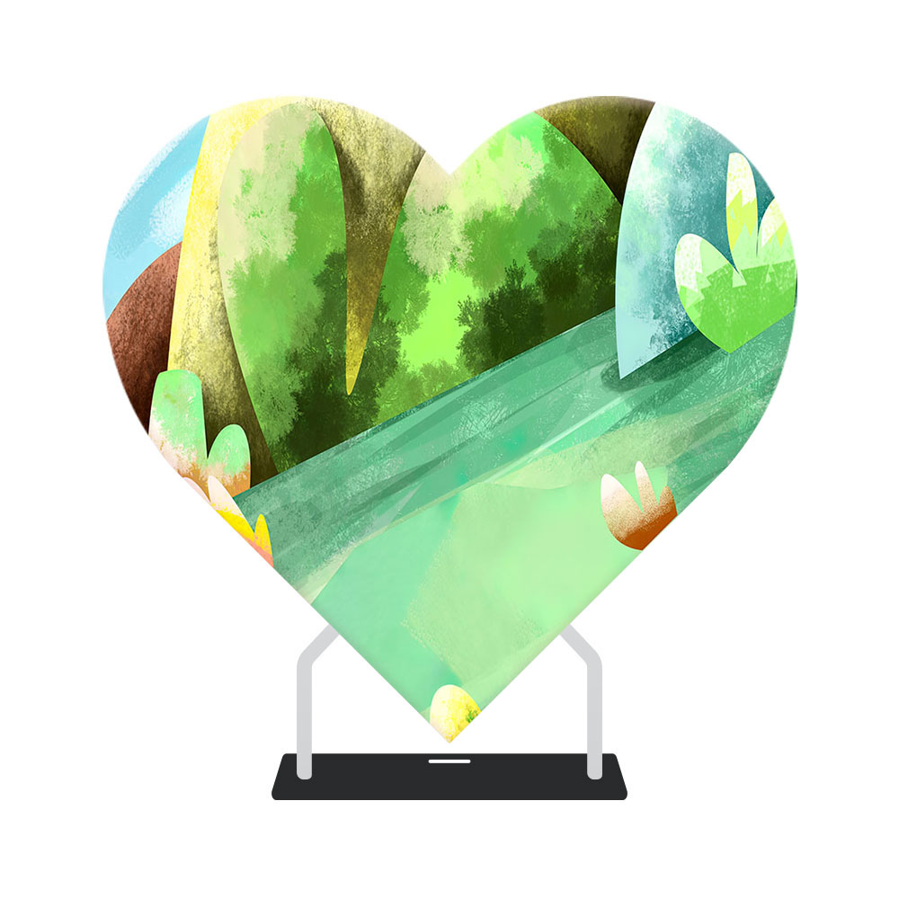 Heart backdrop - Image 19
