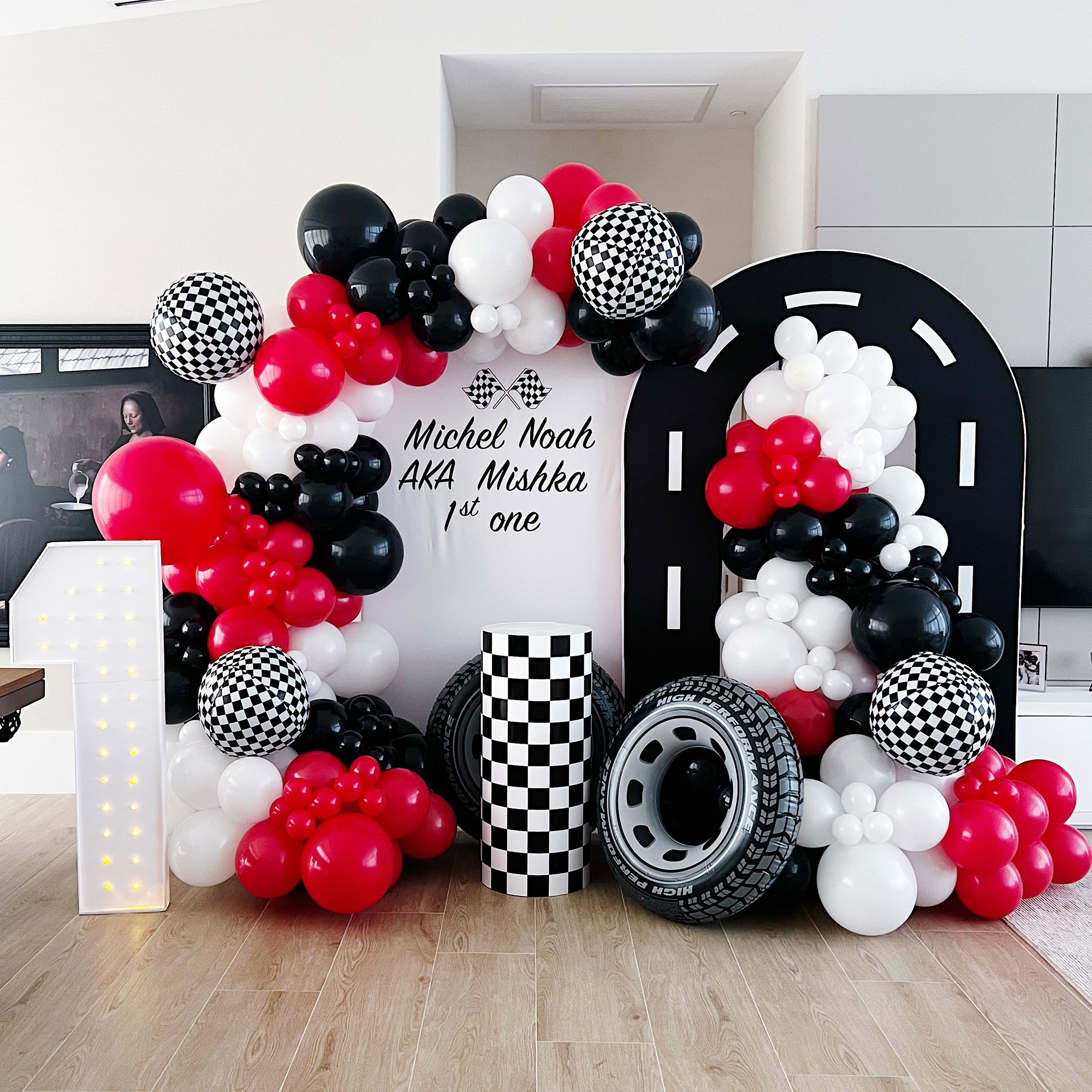 Open Arch Frame Balloon Decoration by Miami Event Decor