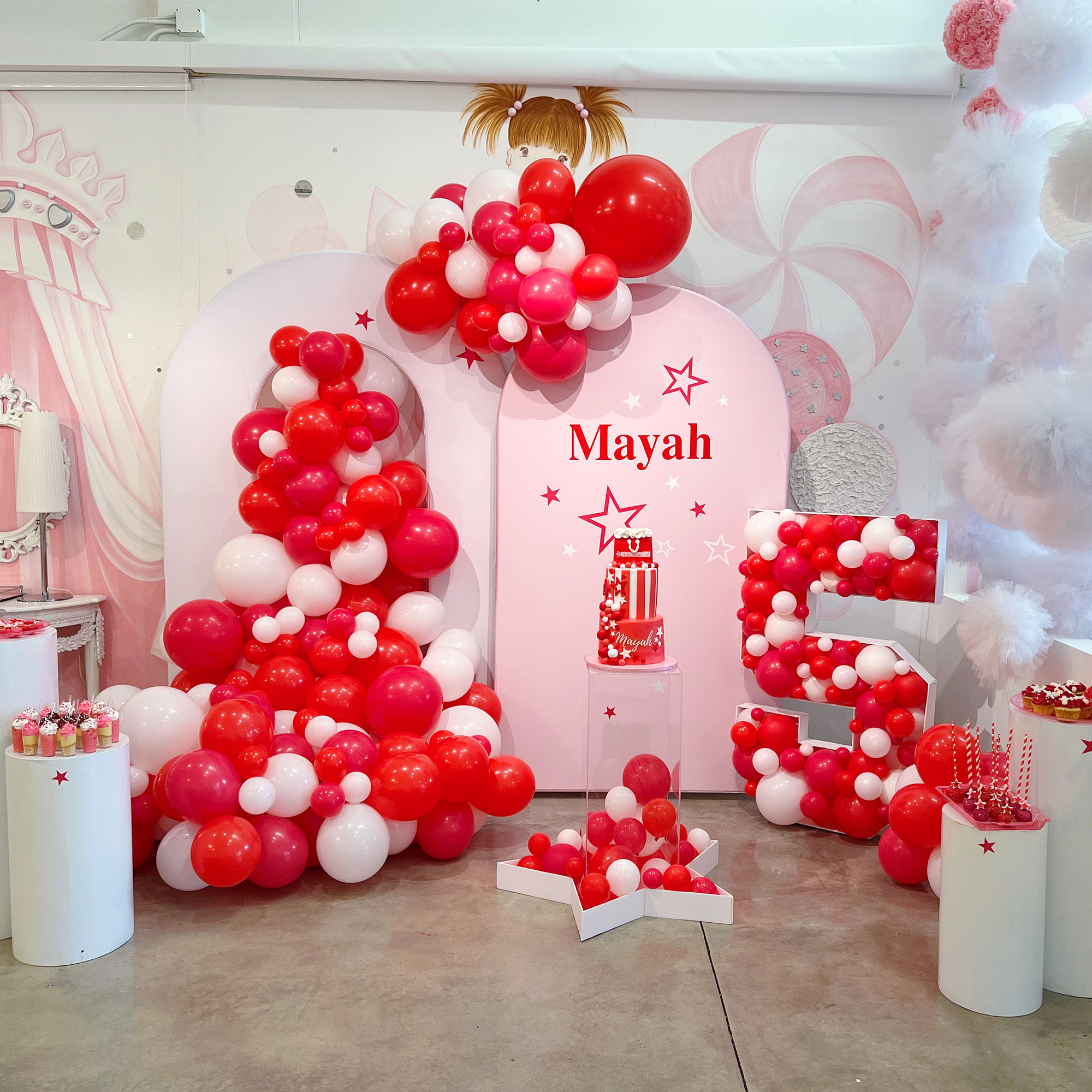 Open Arch Frame Balloon Decoration by Miami Event Decor