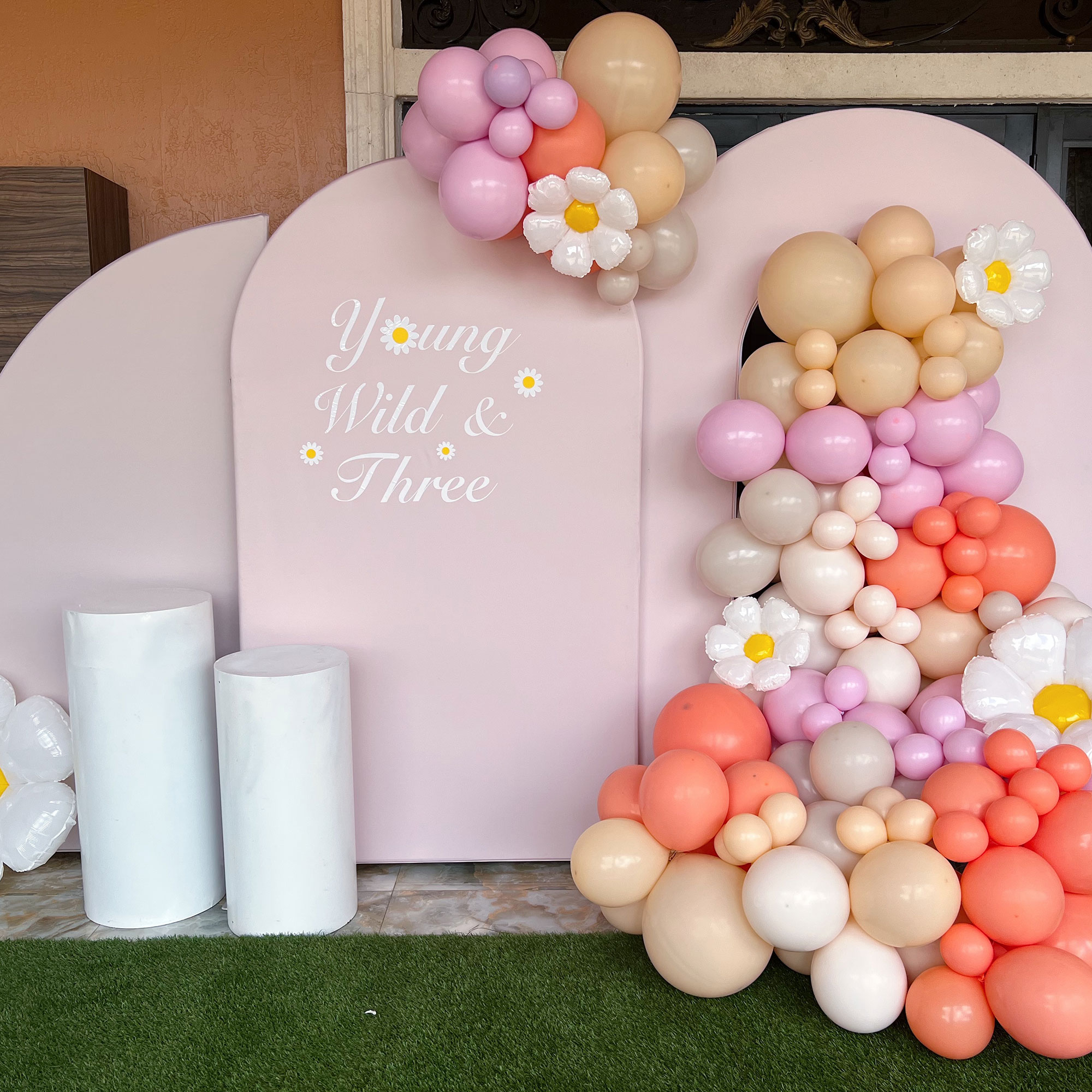 Open Arch Frame Balloon Decoration by Miami Event Decor